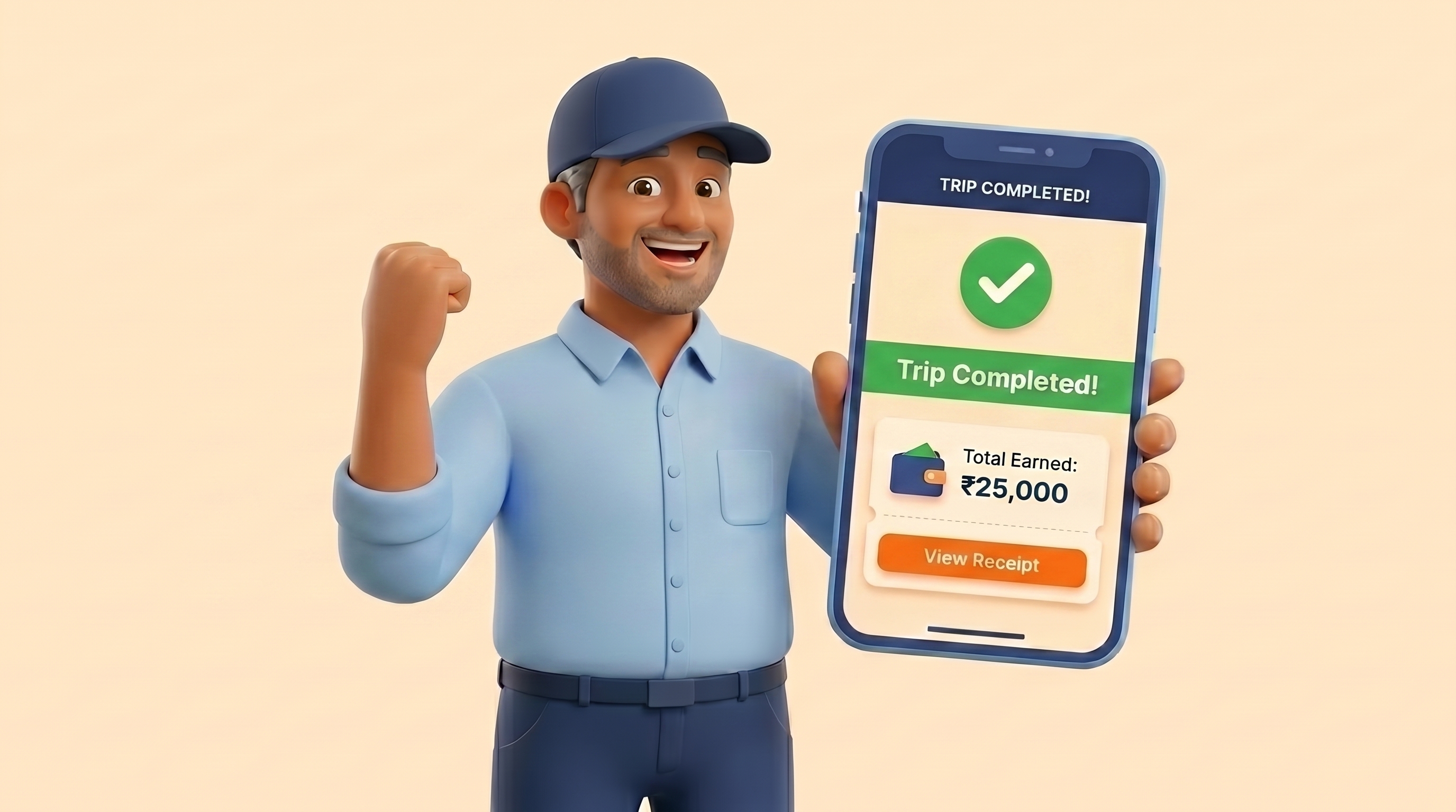 Driver trip completion and payout